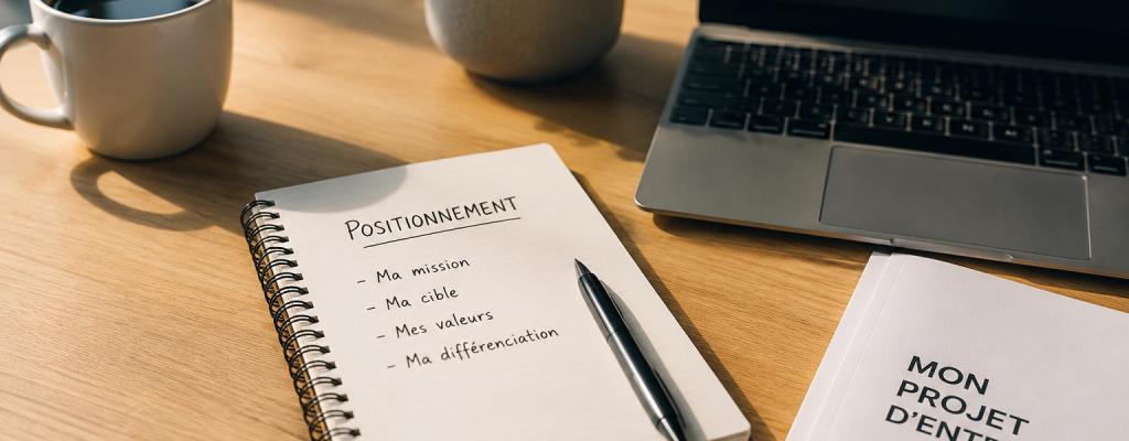 Créer son entreprise : pourquoi le positionnement doit précéder le logo et le site internet